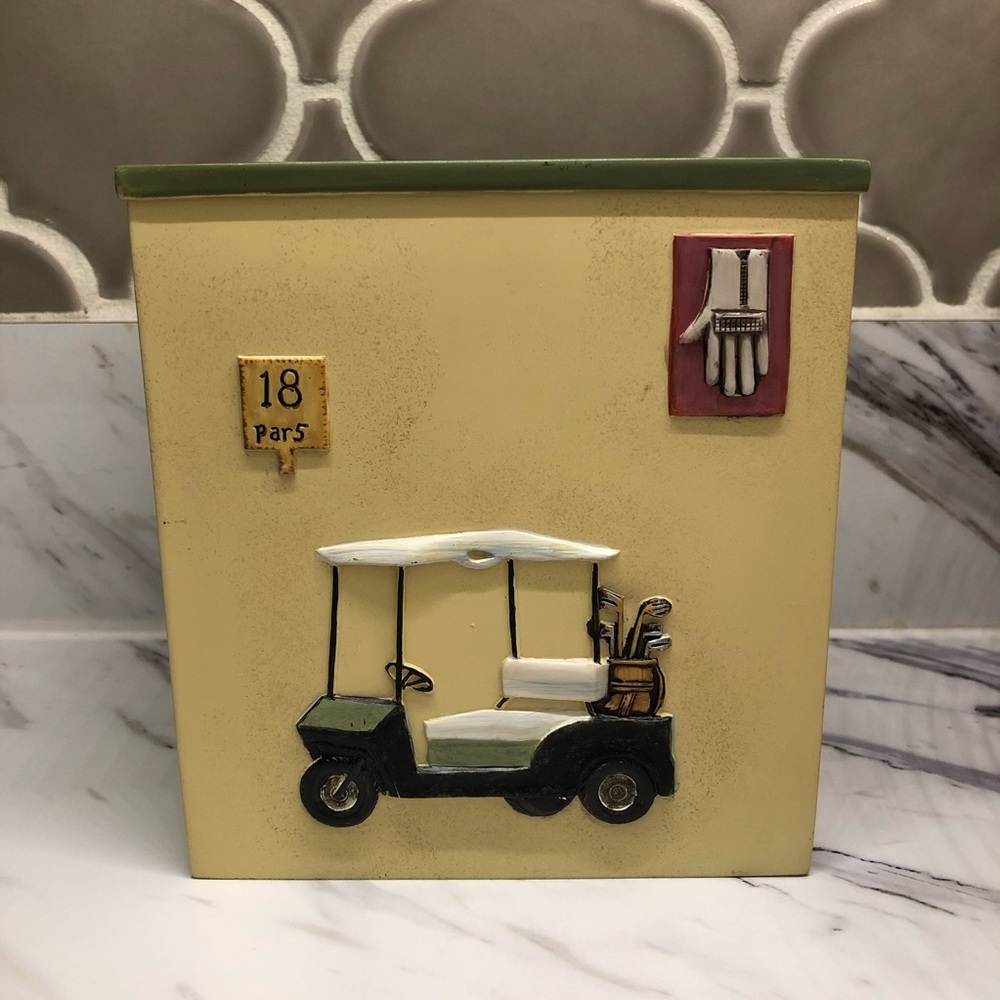 Golf Tissue Box Cover - Picture 3 of 6